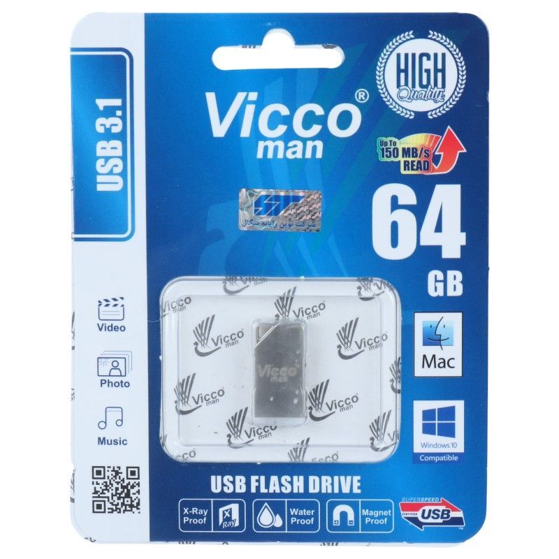 فلش 64 گیگ ویکو USB3.1