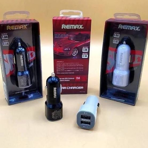 شارژر فندکی ریمکس مدل REMAX با ۲ پورت USB